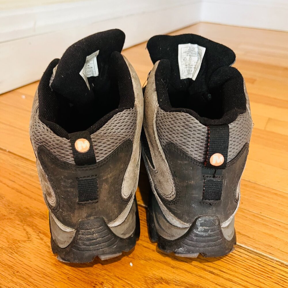 Merrell Moab Waterproof Mid Beluga Trail Hiking Boots Mens Size 11.5 - Picture 8 of 16